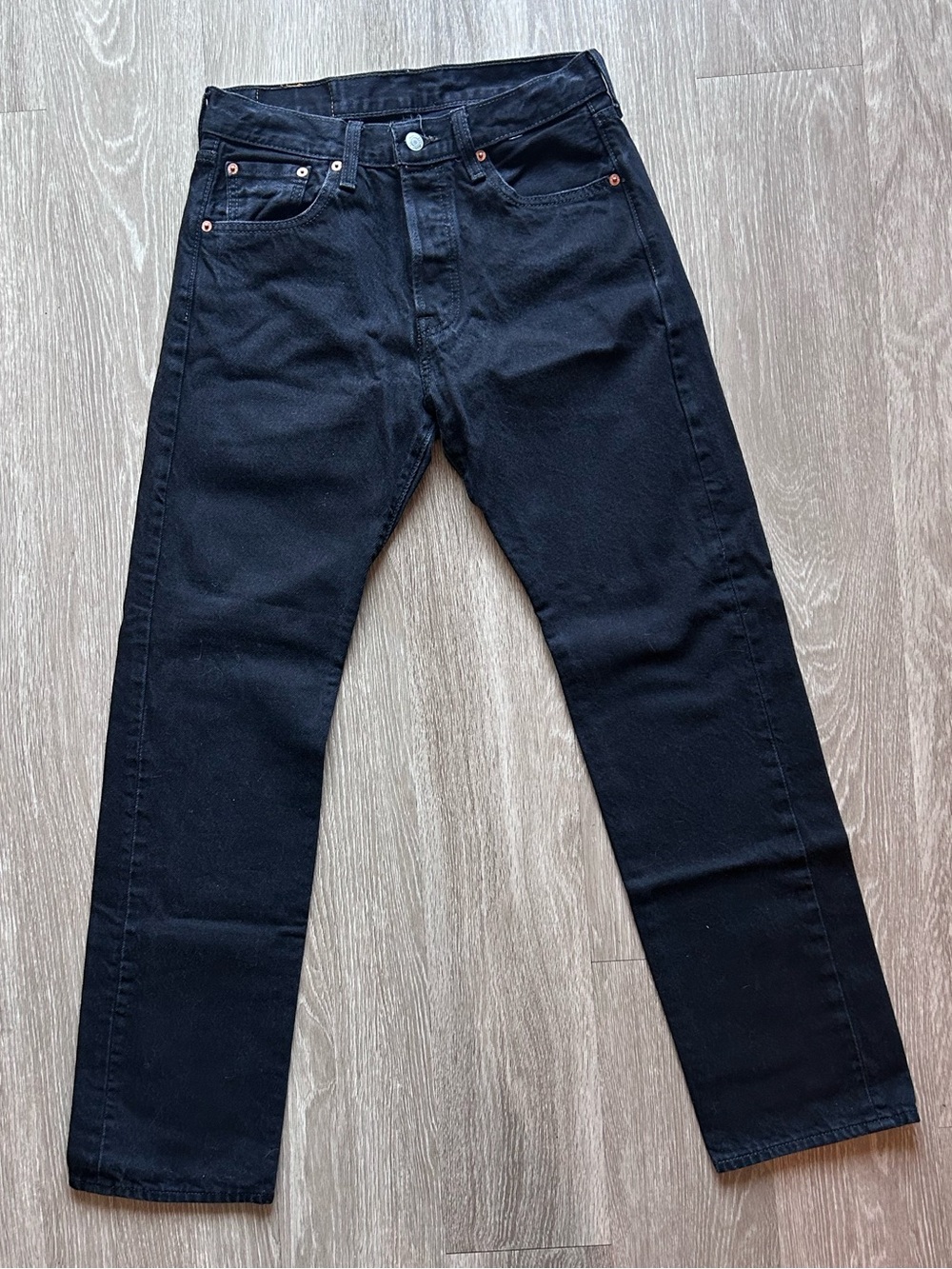 Levi's 501 Original Fit Black Straight Leg Jeans Men's Size 30x32